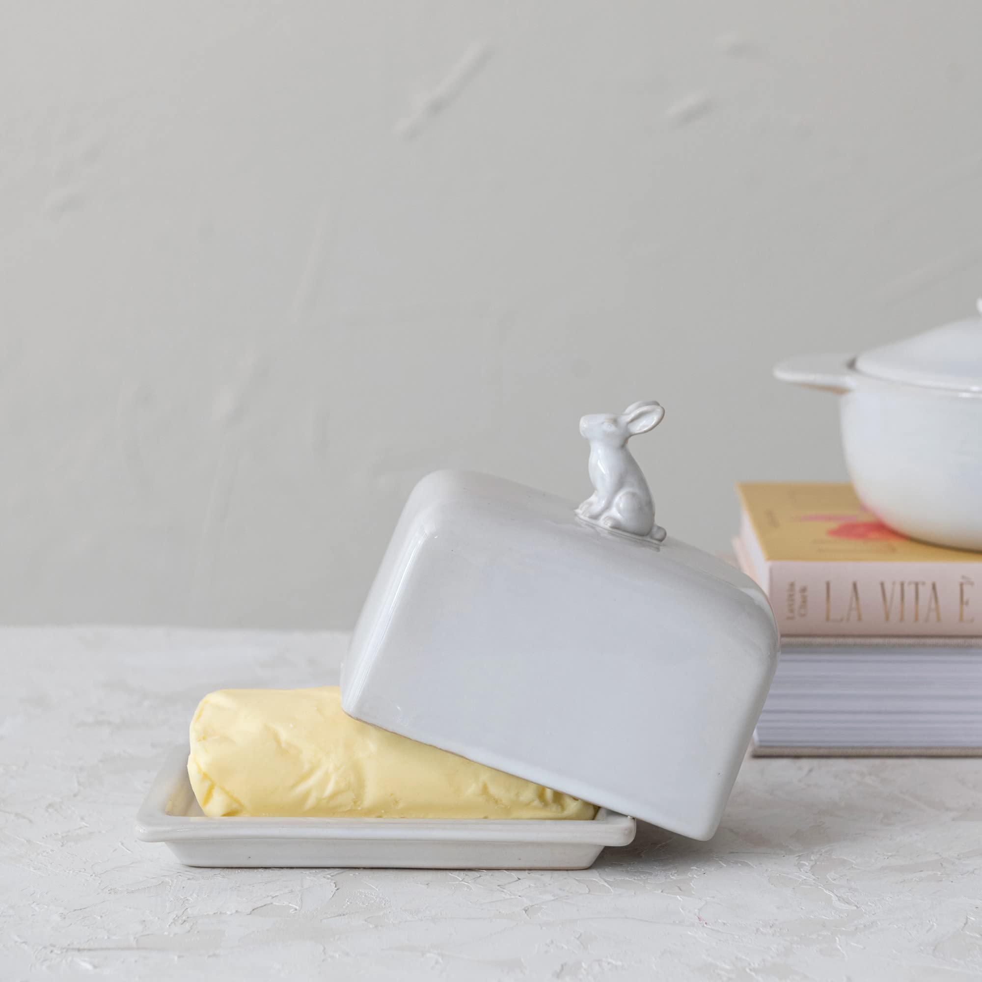 Rabbit Butter Dish