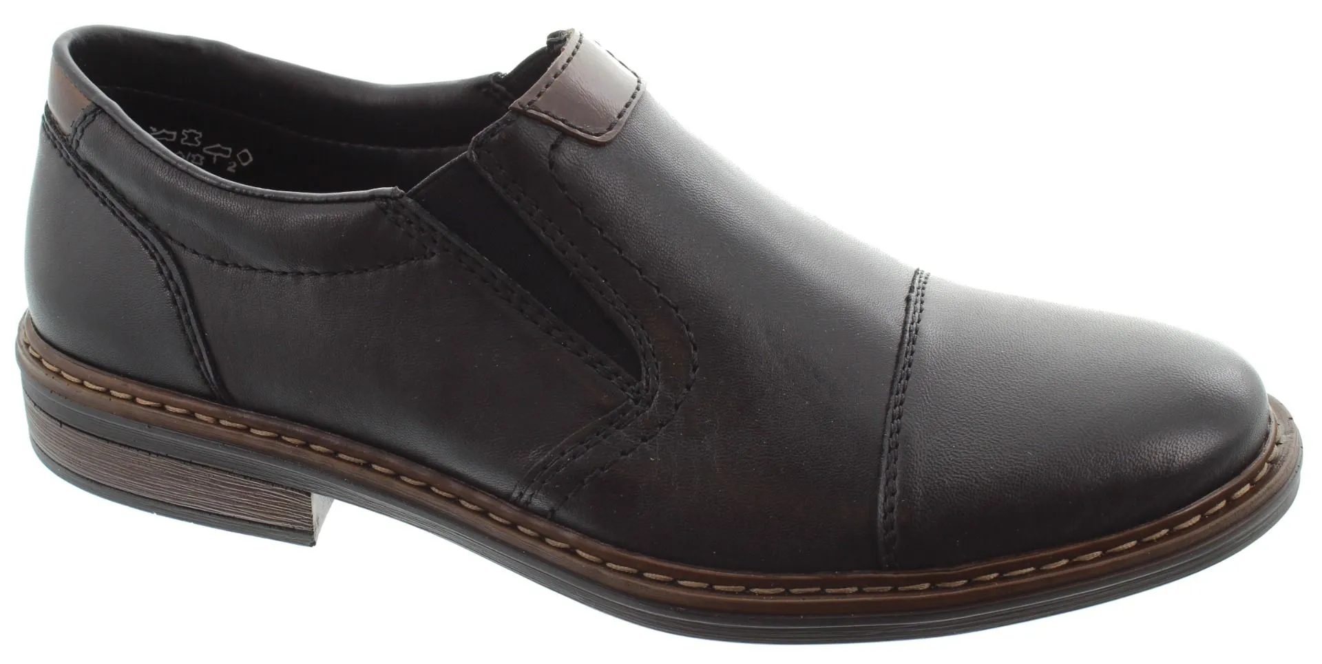 RIEKER Mens 17659 Slip On Shoes In Black