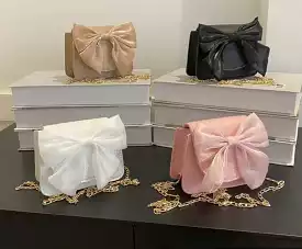 Satin Bow Purse