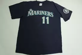 Seattle Mariners Edgar Martinez Vintage Y2K Majestic #11 T-Shirt