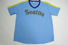 Seattle Mariners Throwback Alaska Airlines Baseball Polyester Jersey