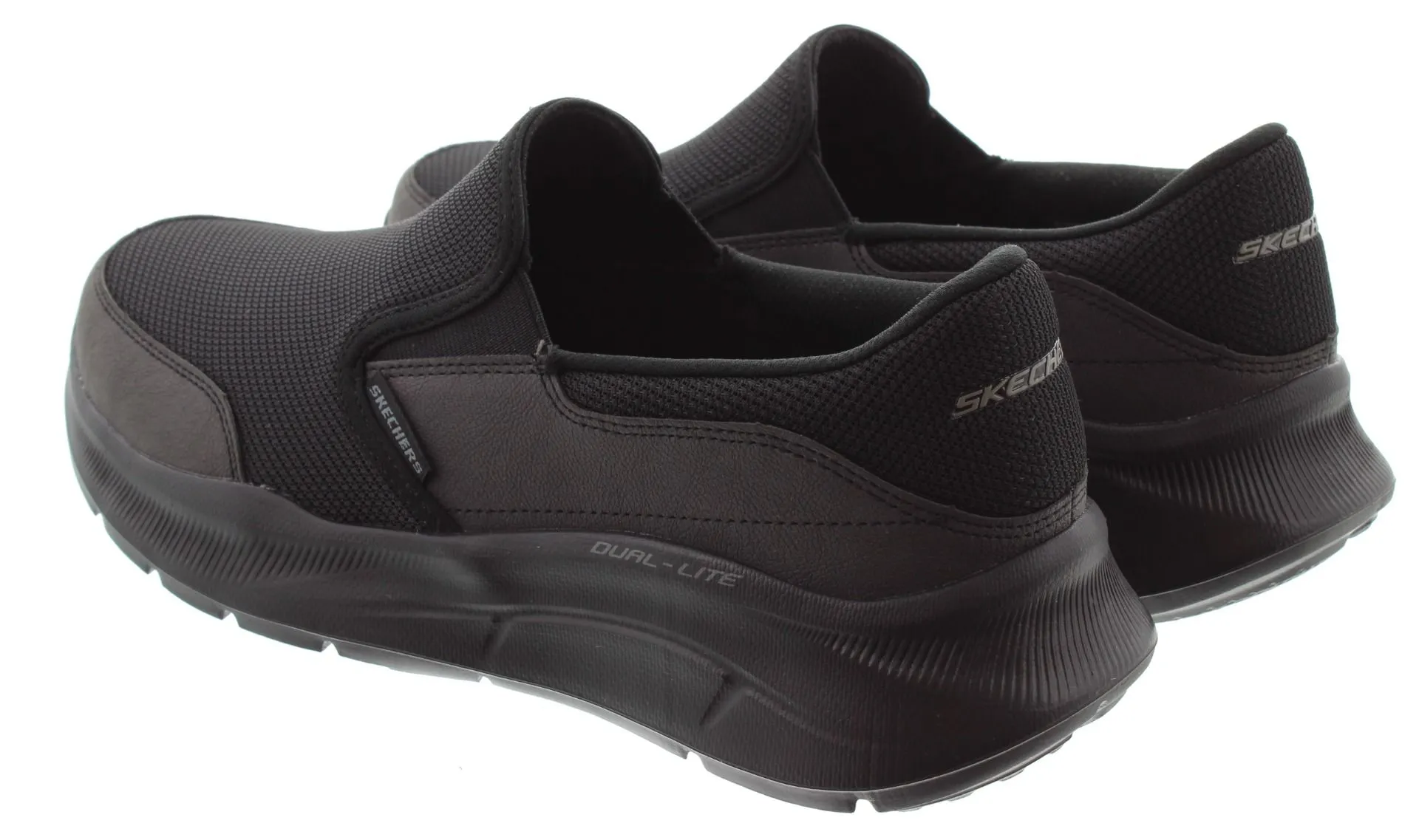 SKECHERS Mens 232515 Equalizer Slip On Shoes In Black