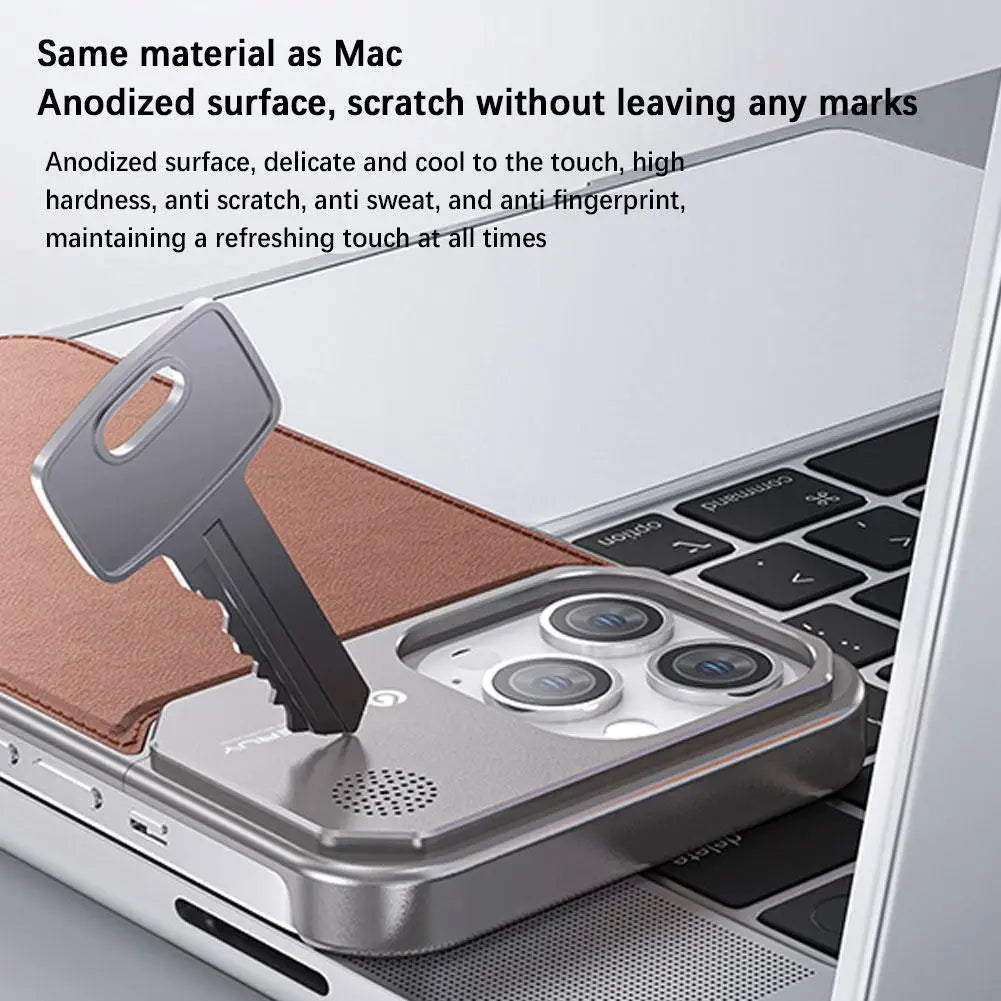 Spring  Aluminium Alloy iPhone 15 Protective Case