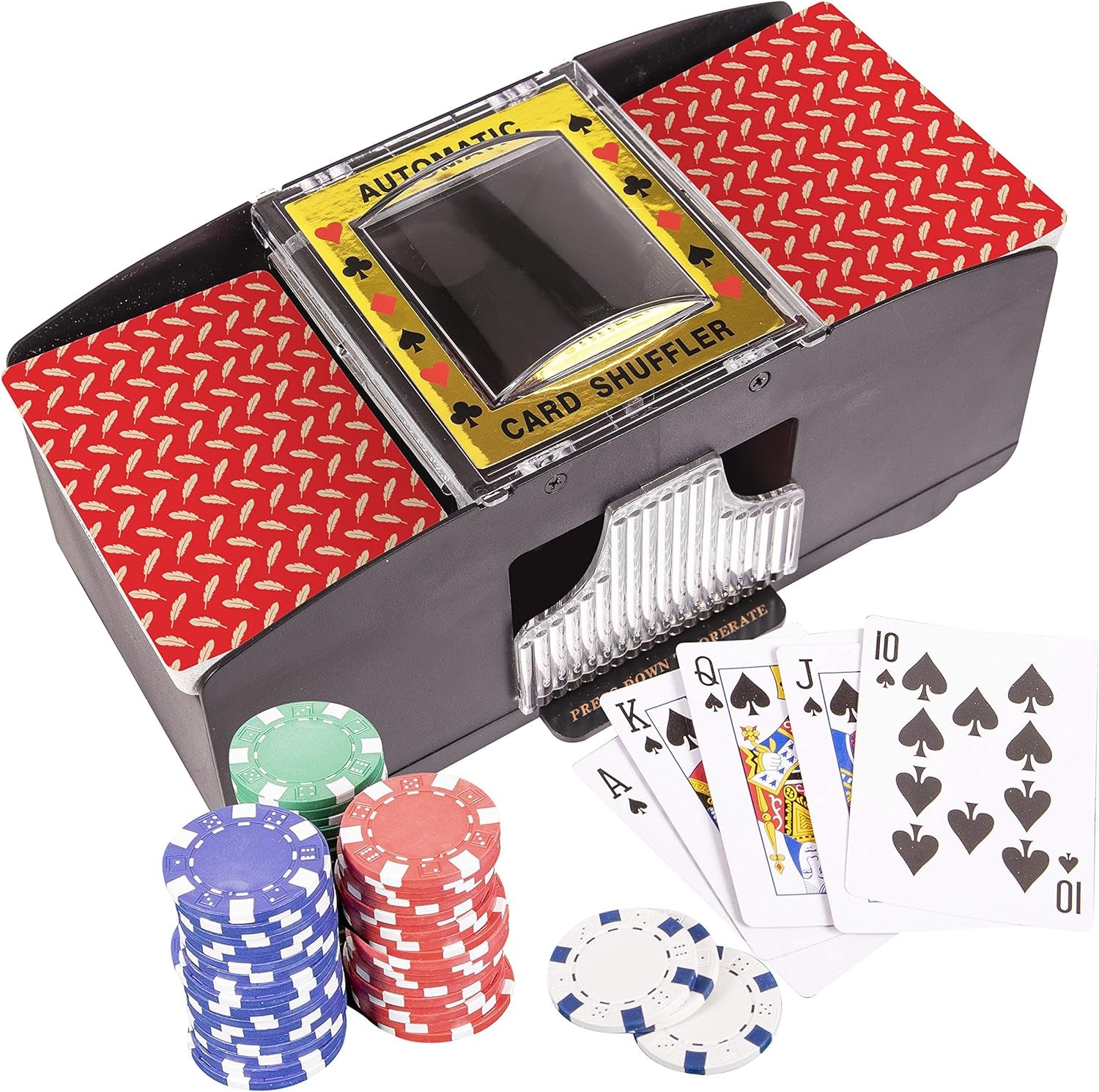 Spring Automatic Card Shuffler I Poker Cards Professional Casino Card Shufflers