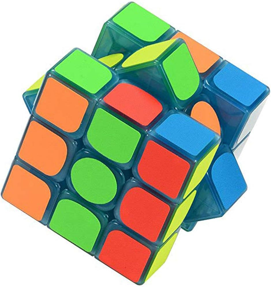 Spring Blue Fluorescent Speed Cube 3X3X3 Glow in the Dark