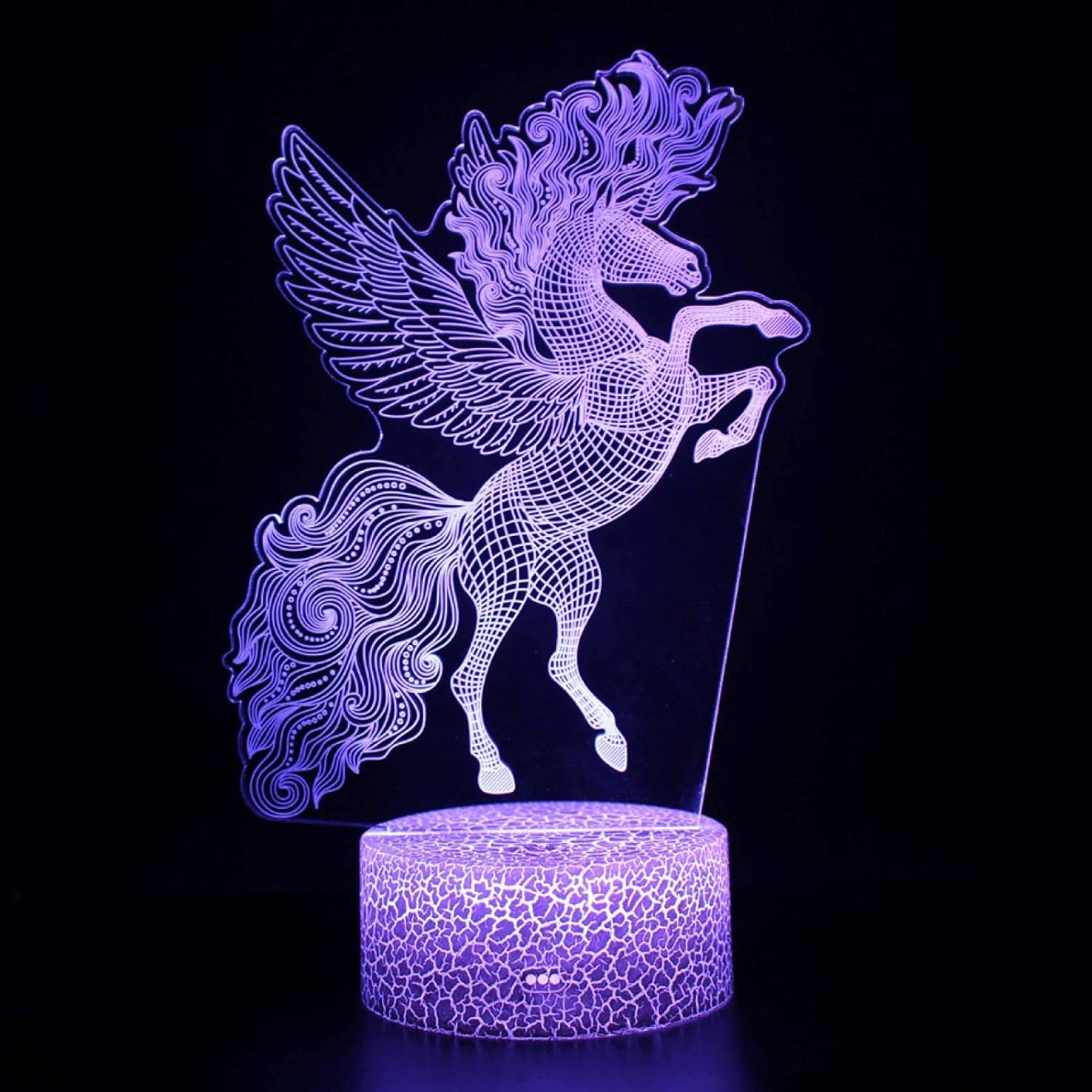 Spring Creative Gift Unicorn Series 3D Table Lamp