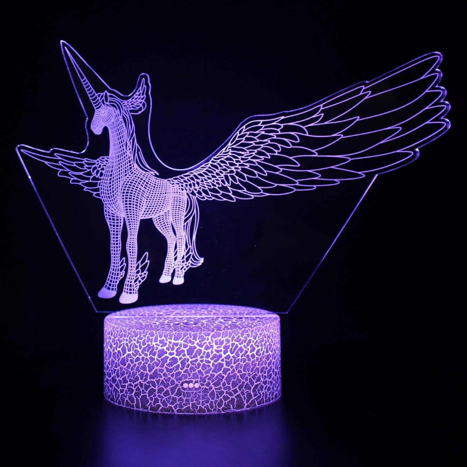 Spring Creative Gift Unicorn Series 3D Table Lamp