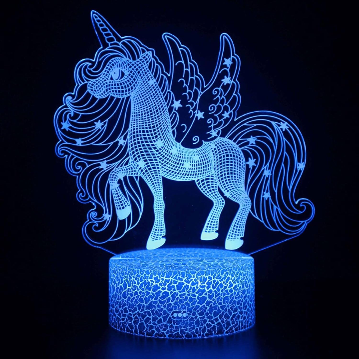 Spring Creative Gift Unicorn Series 3D Table Lamp