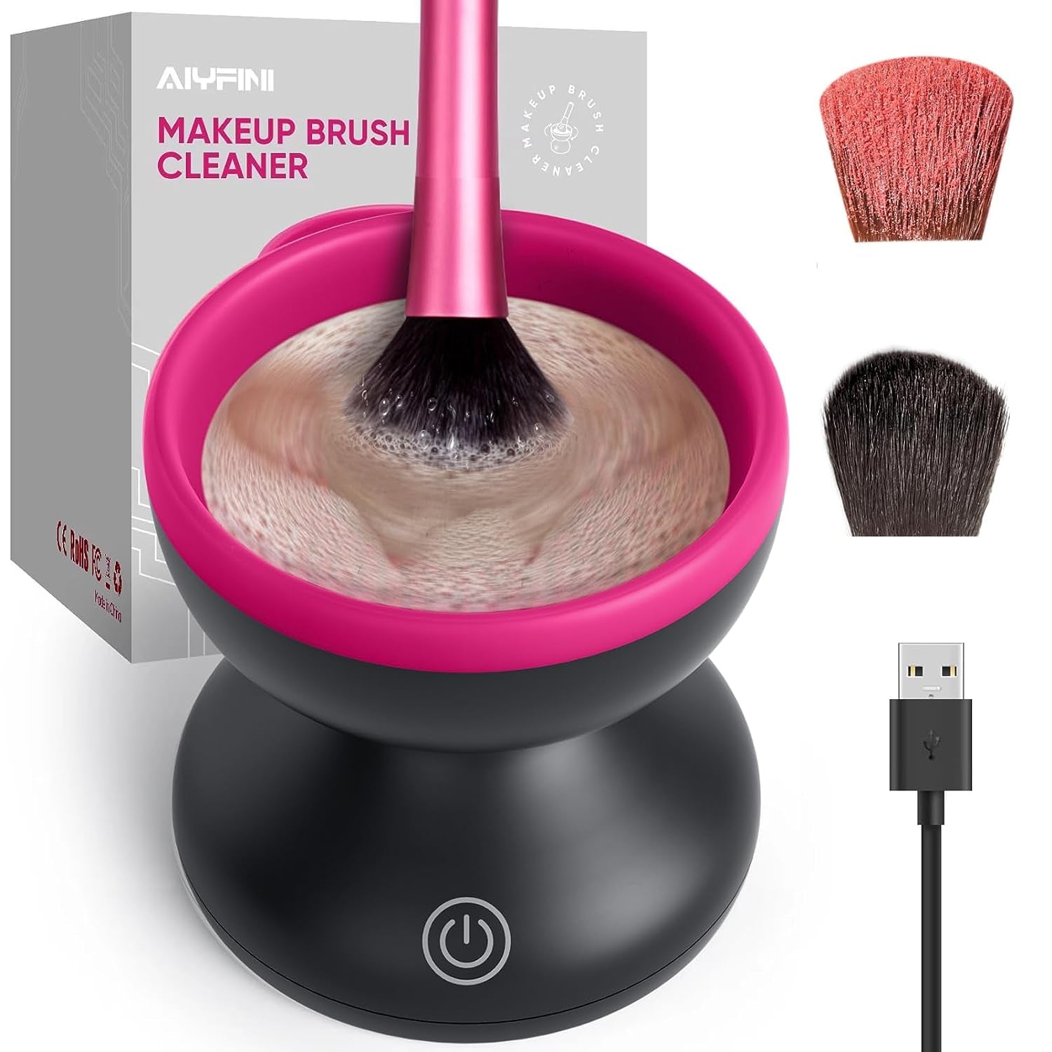 Spring Electric Makeup Brush Cleaner Machine