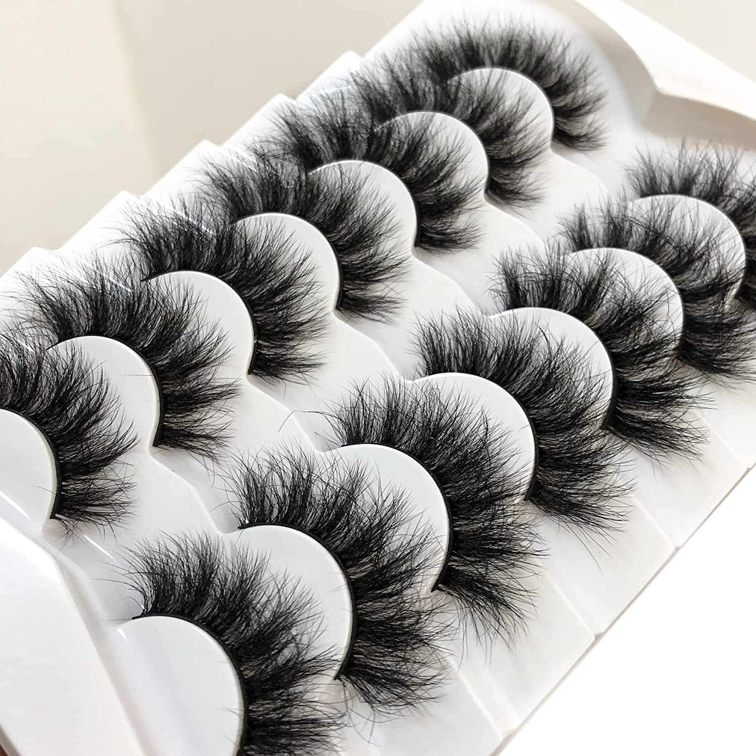 Spring False Eyelashes Fluffy Mink Lashes Cat-Eye Look