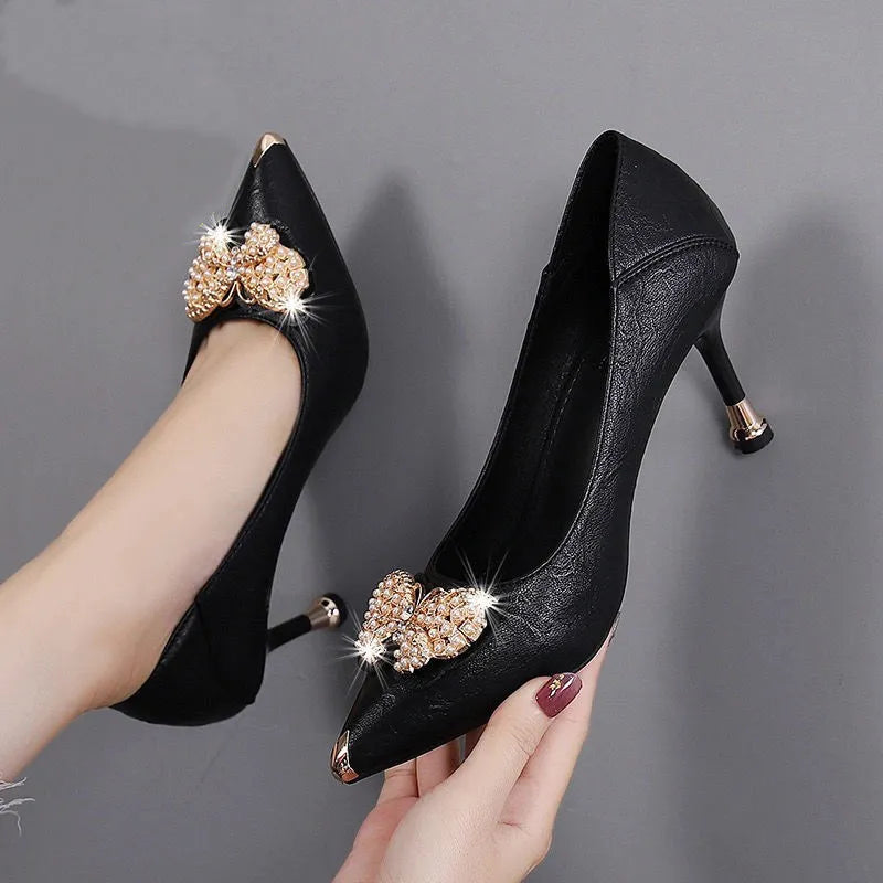 Spring Stiletto High Heel