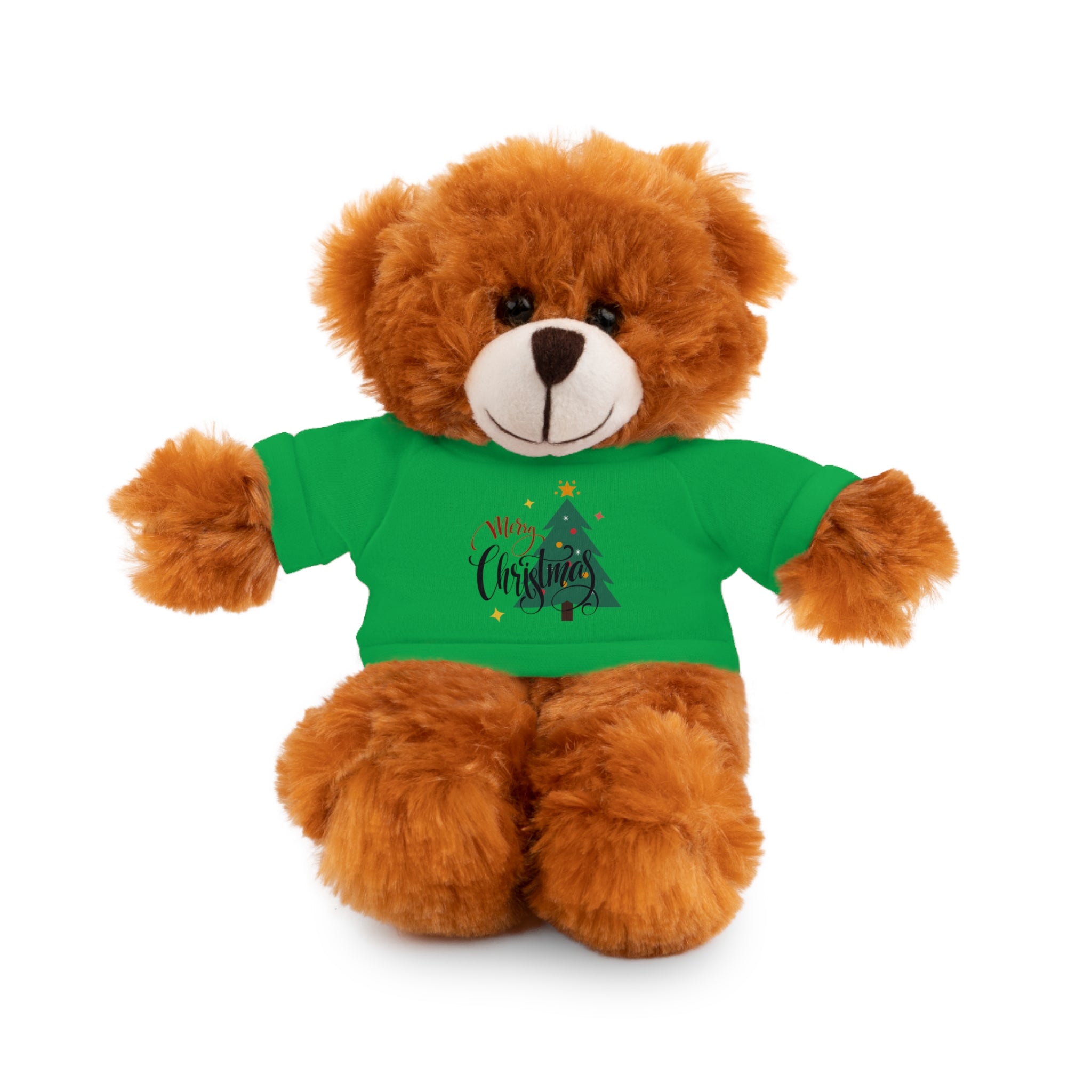 Stuffed Animals with Christmas Tee