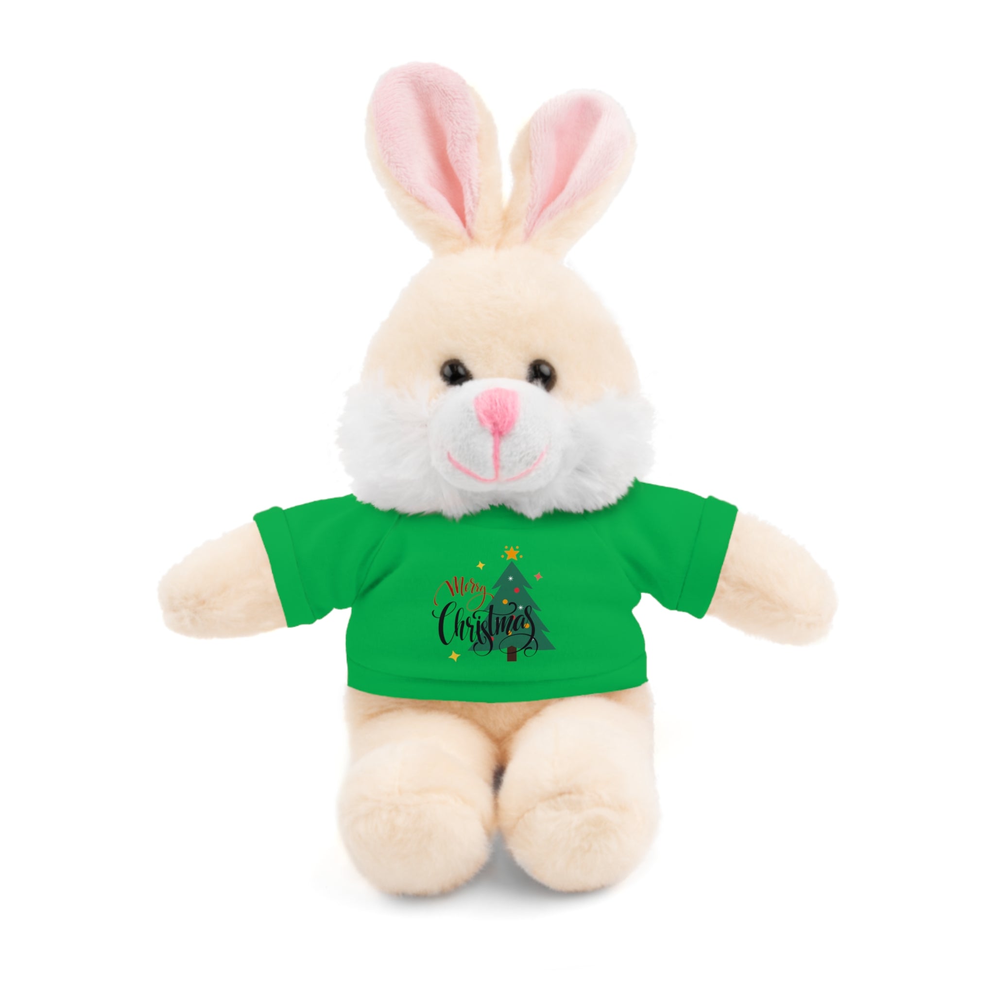 Stuffed Animals with Christmas Tee