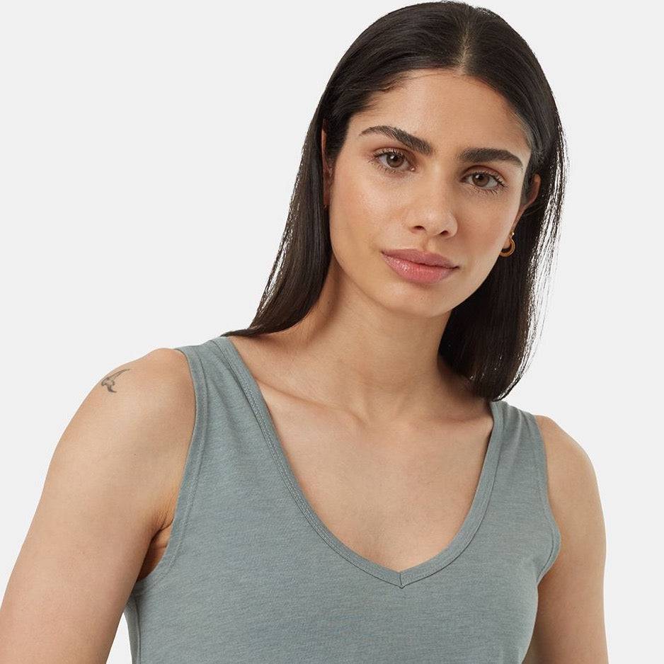 TreeBlend Double V Tank Top | Multiple Colours