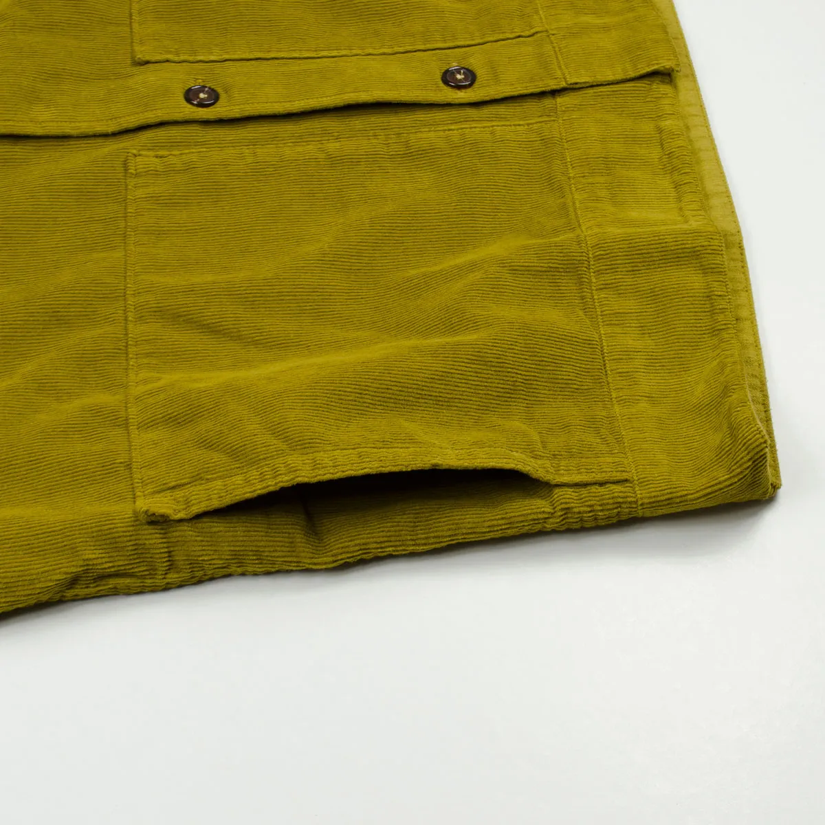 Universal Works - Uniform Shirt Fine Cord - Mustard