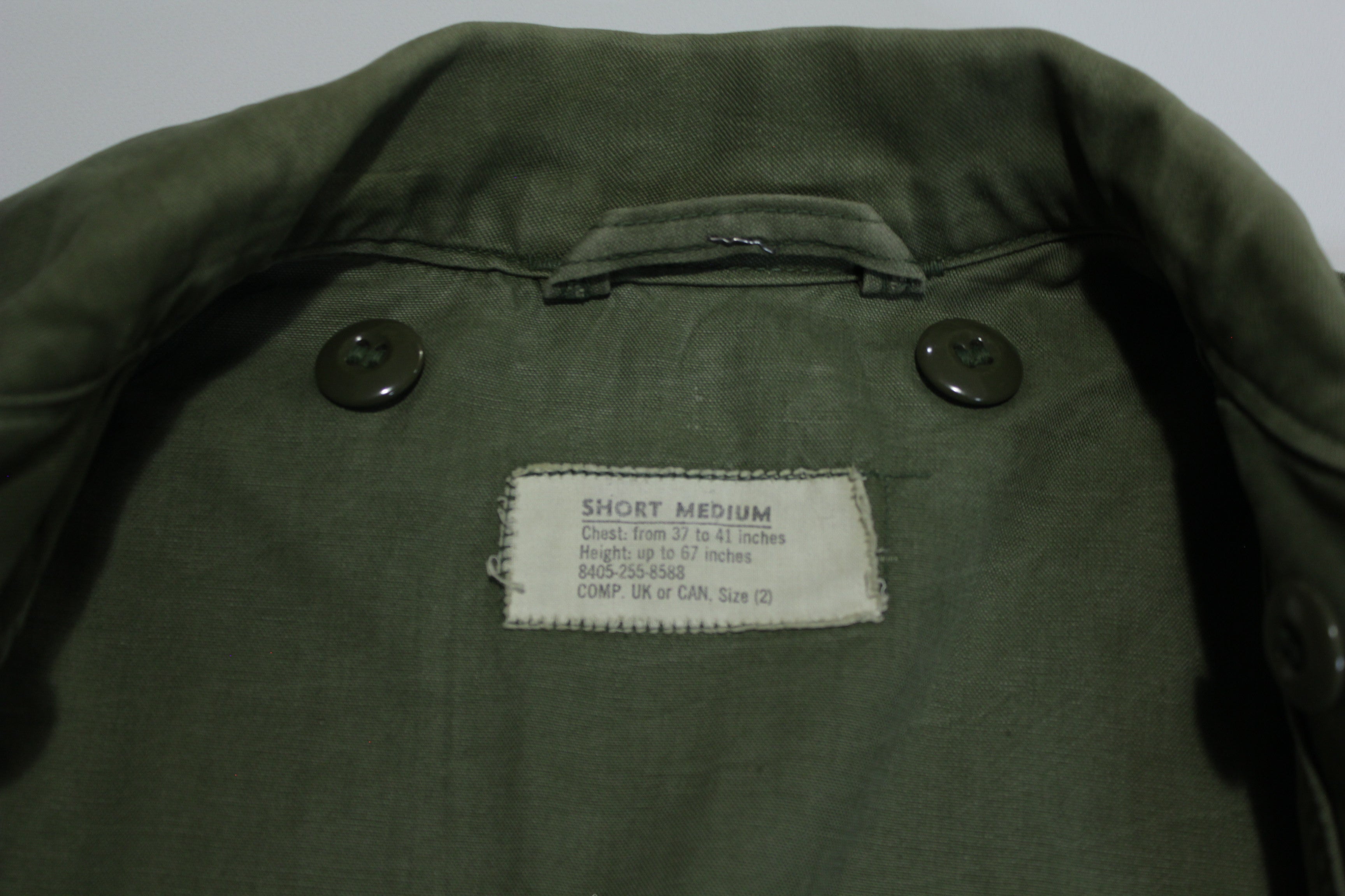 US Army Vintage 1960's Vietnam M-51 M-1951 Field Jacket w/ Liner, OG107