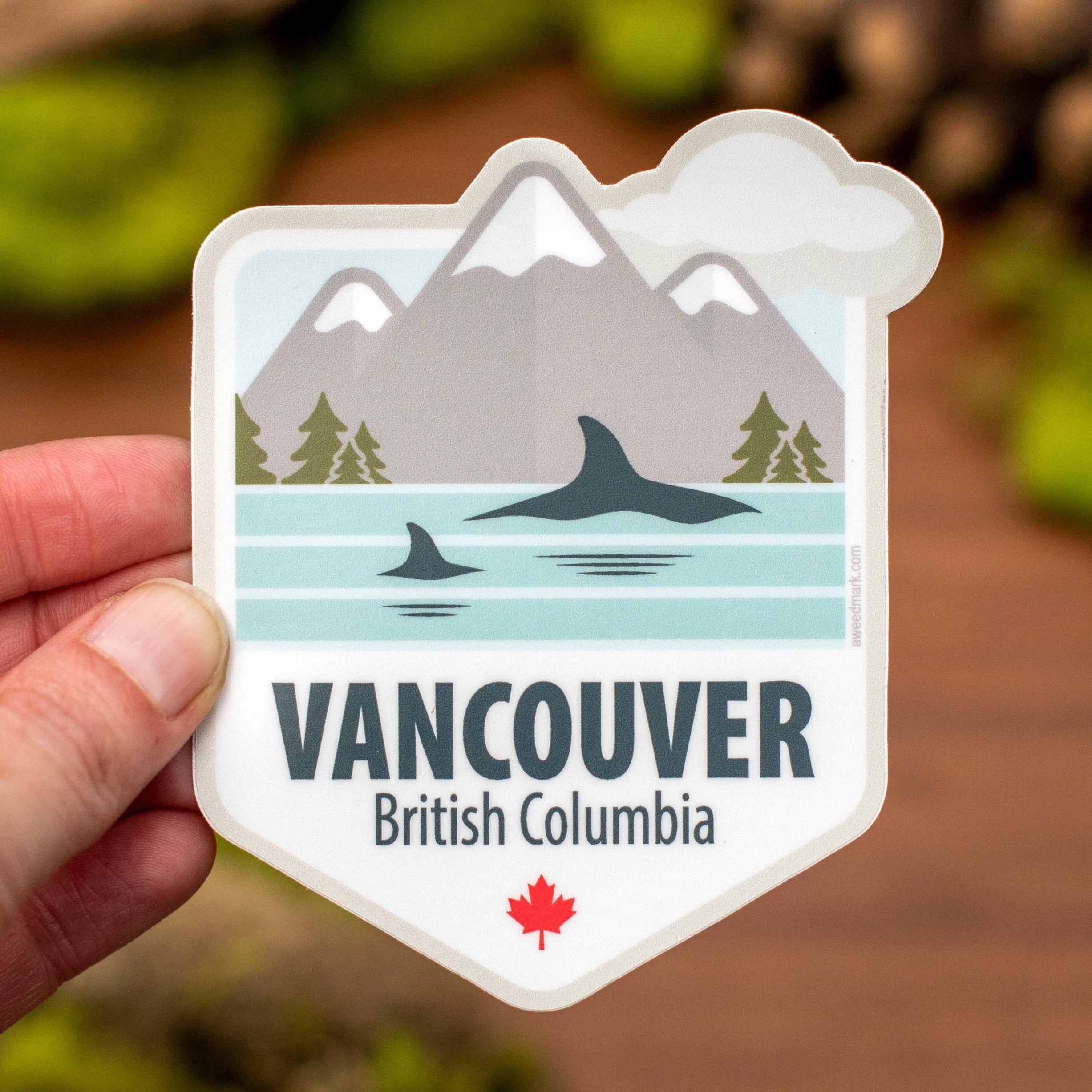 Vancouver BC Souvenir Sticker