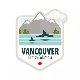 Vancouver BC Souvenir Sticker