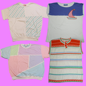 Vintage Wholesale Bundle of 4 Womens Tops