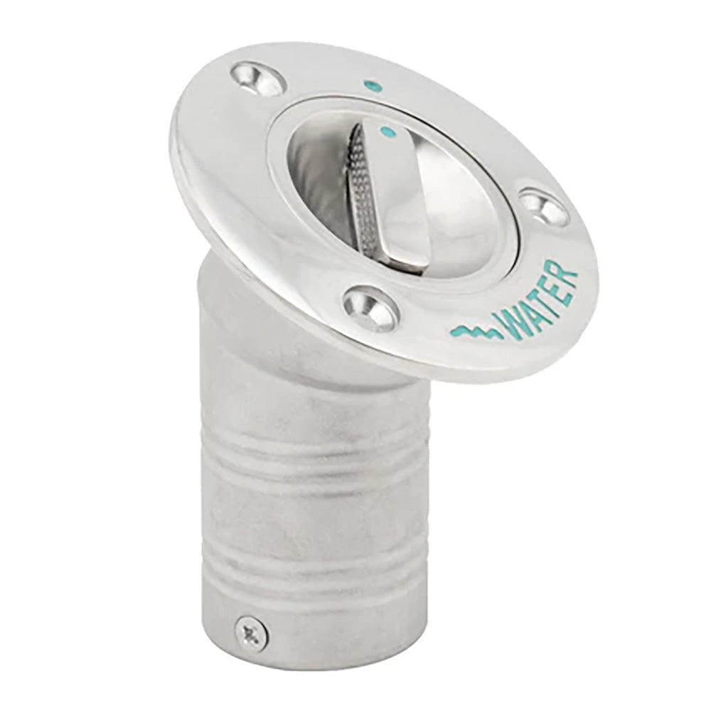 Whitecap 30 EPA Pull-Up Deck Fill Angled 1-1/2 (Water) [6125AEPA]